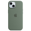 Custodia in Silicone per iPhone 15 Plus Apple con MagSafe MT183ZM/A - Cipresso