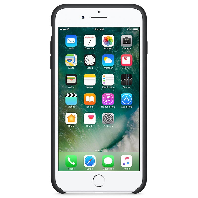custodia iphone 8 plus nera custodia iphone 8 plus nera