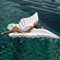 Gonfiabile gigante a forma di ali d\'angelo per piscina / lettino galleggiante - Bianco
