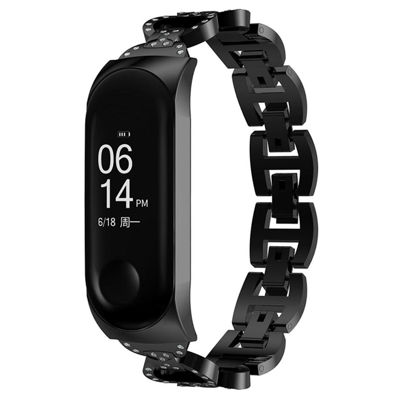 Cinturino in Acciaio Inossidabile Glam per Xiaomi Mi Band 5/6