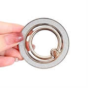 Anello antistress con supporto MagSafe glitterato - Argento
