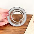 Anello antistress con supporto MagSafe glitterato - Argento
