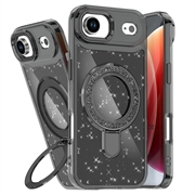 Custodia ibrida iPhone Air Glitter con supporto - Compatibile con MagSafe