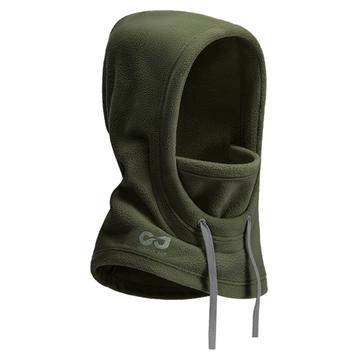 Golovejoy DMZ96 Passamontagna invernale con scaldacollo - Verde militare