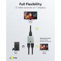 Switch HDMI 2-in-1 Goobay - 8K@60Hz - Grigio