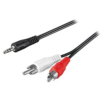 Cavo Adattatore Audio Goobay da 3.5mm / 2 x RCA