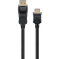 Cavo Goobay da DisplayPort a HDMI 4K per proiettori, TV e PC - 2m - Nero