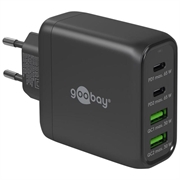 Caricabatterie rapido multiporta Goobay 68W PD GaN