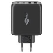 Caricabatterie rapido multiporta Goobay 68W PD GaN