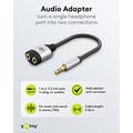 Adattatore/splitter audio Goobay AUX da 1 a 2 - Grigio