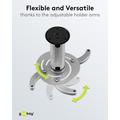 Supporto da soffitto per proiettore Goobay Basic - Argento