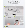 Supporto da soffitto per proiettore Goobay Basic - Argento