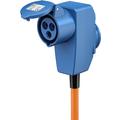 Cavo adattatore CEE Goobay - Da spina di sicurezza a accoppiatore CEE con presa di sicurezza - 1.5m