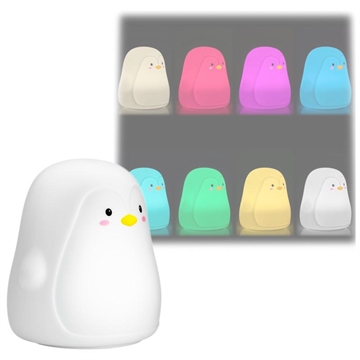 Luce notturna LED RGB colorata Goobay - Pinguino