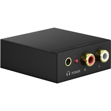 Convertitore audio digitale-analogico Goobay - Nero
