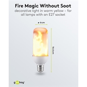 Lampadina LED a fiamma Goobay - 4.5W