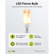 Lampadina LED a fiamma Goobay - 4.5W