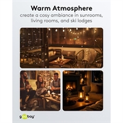 Lampadina LED a fiamma Goobay - 4.5W