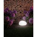 Lampada decorativa a LED solare RGBW Goobay a forma di pietra - Taglia M - 2 pezzi