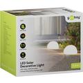 Lampada decorativa a LED solare RGBW Goobay a forma di pietra - Taglia M - 2 pezzi