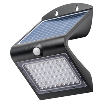 Goobay LED Applique solari con sensore di movimento - 4W - Nero