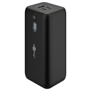 Power bank per laptop Goobay da 20000mAh - 65W - Nero