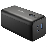 Power bank per laptop Goobay da 20000mAh - 65W - Nero