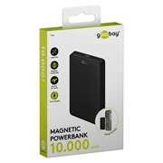 Power bank magnetico wireless Goobay 10000mAh - Nero
