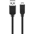 Goobay Cavo micro USB - 0,15 m - nero