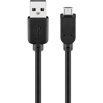 Goobay Cavo micro USB - 0,15 m - nero