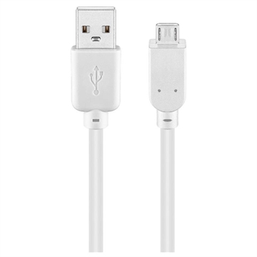 Goobay Cavo micro USB - 1m - Bianco