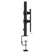 Supporto per monitor Goobay con braccio per laptop - Monitor da 17-27", laptop da 10-15.6"