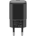 Caricabatterie rapido Goobay Nano 45W USB-C PD GaN - Nero