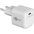 Caricabatterie rapido Goobay Nano 45W USB-C PD GaN - Bianco