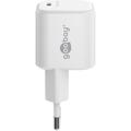 Caricabatterie rapido Goobay Nano 45W USB-C PD GaN - Bianco