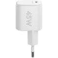 Caricabatterie rapido Goobay Nano 45W USB-C PD GaN - Bianco