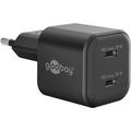 Goobay Nano GaN Dual USB-C PD Caricabatterie rapido 35W