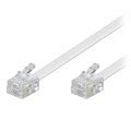 Cavo Telefonico Goobay RJ11 / RJ11 a 4 Pin - Bianco