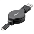 Goobay Cavo Retrattile USB 2.0 / USB 3.1 Tipo-C - Nero