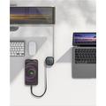 Cavo USB-C retraibile di Goobay - 1m, 15W - Nero