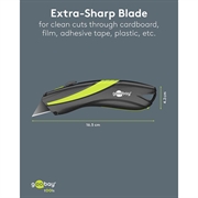 Coltello di sicurezza Goobay - Nero / Verde