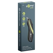 Coltello di sicurezza Goobay - Nero / Verde