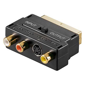 Adattatore Scart / 3 RCA & S-Video