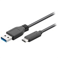 Cavo USB 3.0 / USB Type-C Goobay - 0.5m - Nero