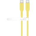 Goobay Cavo in silicone USB-C - 1.5m, 60W - Giallo