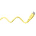 Goobay Cavo in silicone USB-C - 1.5m, 60W - Giallo