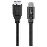 Cavo Goobay da USB-C a Micro-B - 1m - Nero