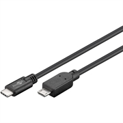 Cavo OTG Goobay da USB-C a Micro-USB - 0.6m - Nero