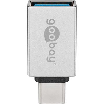 Adattatore da USB-C a USB-A femmina di Goobay - Argento
