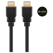 Cavo HDMI Goobay ad altissima velocità con Ethernet - 8K, 5m - Nero